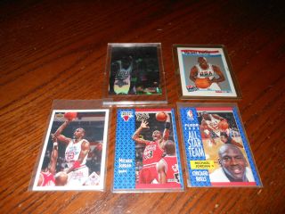  Michael Jordan MJ Chicago Bulls Basketball Trading Cards 1991 Hologram