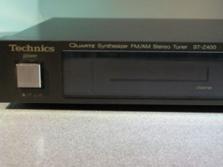 Vintage Technics FM Am Stereo Tuner STZ400 Plus Technics Amplifier 