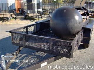 BBQ Pit Smoker Competition Trailer w Gas Starter Grill