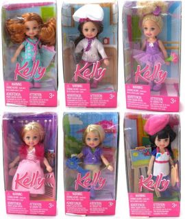 BARBIE Kelly Career Doll Mattel complete set of 6 Super Rare MISB