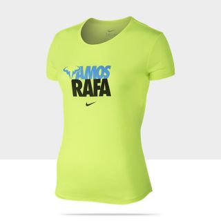 Nike Vamos Rafa Womens Tennis Training Shirt 574508_702_A