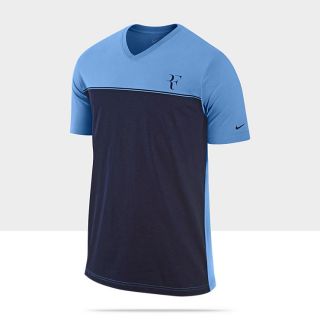  Federer Hard Court Colourblock Mens Tennis T Shirt