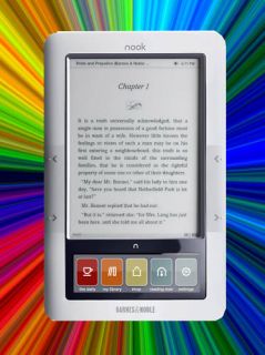 New E Book Reader Barnes and Noble Nook WiFi E Reader