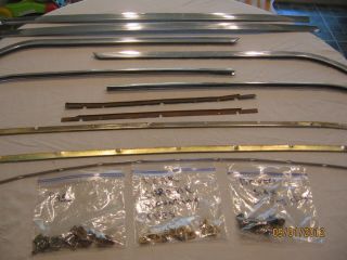 1966 Plymouth Barracuda Vinyl Top Chrome & Mounting Hardware