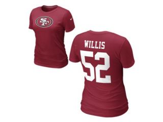  Nike Name and Number (NFL 49ers / Patrick Willis) Womens 