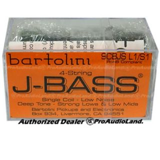 Bartolini 9CBJD1 L/S 4 String Jazz Bass Guitar Pickup Set NEW