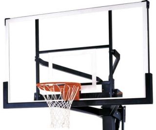 Lifetime 72 Mammoth Glass in Ground Basketball Hoop System w Pole 