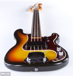 1967 Fender Precision Bass Sunburst Excellent Condition OHSC 