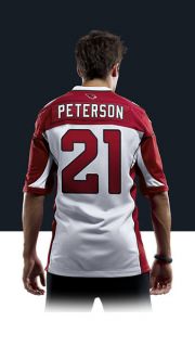    Peterson Mens Football Away Limited Jersey 479166_103_B_BODY