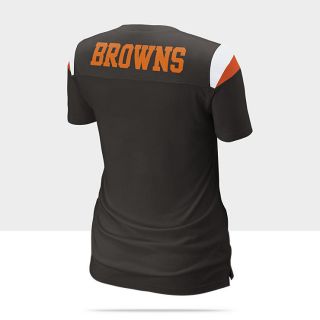Nike Fashion V Neck NFL Browns Womens T Shirt 469928_239_B