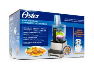 Oster 10 Cup Stainless Steel Professional Food Processor