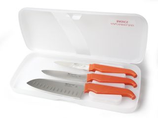 Rachael Ray FUR890 Gusto Grip Basics 3 Knife Set in Storage Case