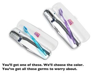Zero Germ UV Toothbrush Sanitizer with Toothbrush