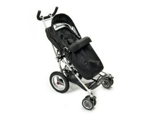 Stroller with Foot Muff, Seat Upright & Hood Down