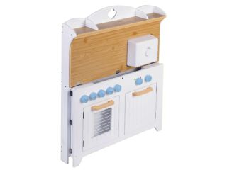 guidecraft hideaway kitchen country white blue