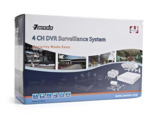 Zmodo Surveillance System with 500GB HD, DVR and 4 Weatherproof IR 