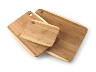 Core Bamboo 3 Piece Cutting Board Set   Your Choice of Solid, Two 