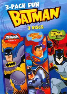Batman 3 Pack Fun (DVD, 2011, 3 Disc Se
