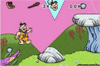 The Flintstones Big Trouble in Bedrock Nintendo Game Boy Advance, 2001 