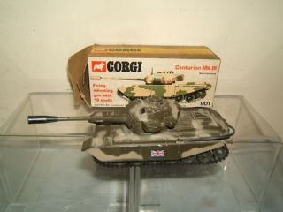 corgi no 901 centurion mk iii tank vn mib time