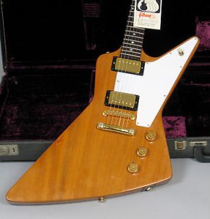 1976 Gibson Explorer Natural Time Capsule Condition with Hang Tags