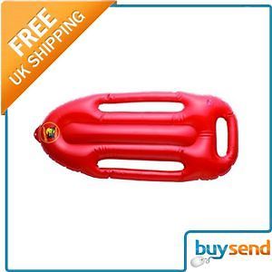 baywatch lifeguard red inflatable float fancy dress new time left
