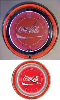 New Coca Cola Dynamic Ribbon Vintage Looking Neon Wall Clock [5147]