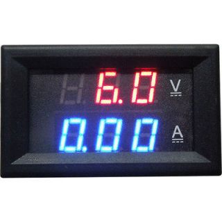 DC 4.5 30V 0 10A Dual LED Digital Volt meter Ammeter Voltage AMP Power 