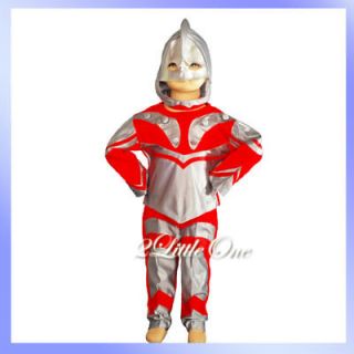 ultraman hero kid boy fancy party costume size 5 6