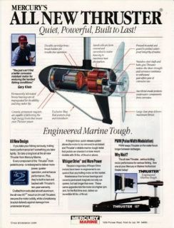 Mercury Thruster IX7 Trolling Motor 1993 Print Ad