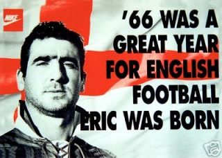 Newly listed ERIC CANTONA 1966 MANCHESTER UNITED POSTER (VERY RARE).