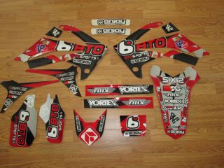 2010 2012 HONDA CRF 250 BTO SPORTS Motocross Graphics DIRT BIKE 