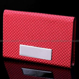 GIFT WOMENS RED CRUSTACEOUS LEATHEROID ALUMINUM INTERLACED BUSINESS 