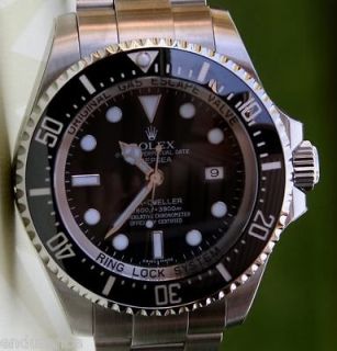 rolex deepsea seadweller watch model 116660 year 2012 one day
