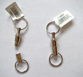 pull apart quick release key chain ring snap clip on  2 49 