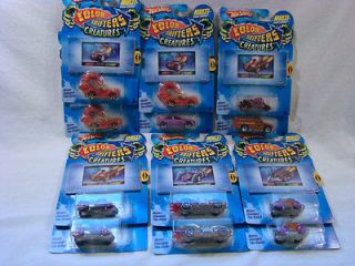   WHEELS COLOR SHIFTERS CREATURES 1:64 Diecast Cars NEW Lot R1171 999B