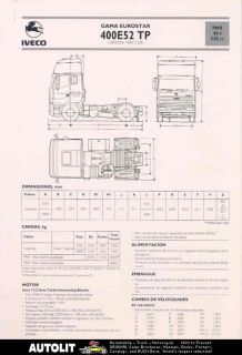 1994 iveco pegaso eurostar 400 truck brochure spanish time left