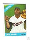 1966 topps 240 earl battey twins ex 