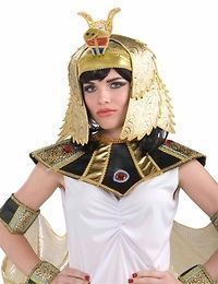 Womens Egyptian Halloween Headpiece Costume Outfit Cleopatra 