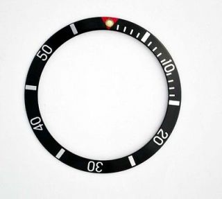 RED TRIANGLE BEZEL INSERT FOR VINTAGE ROLEX SUB 6200,6204,6536​,6538 