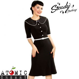 Steady Clothing Stella Dress Pin Up 50s 60s Rockabilly Retro Mad Men 