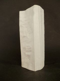 60s matt white porcelain vase, Martin Freyer for Rosenthal