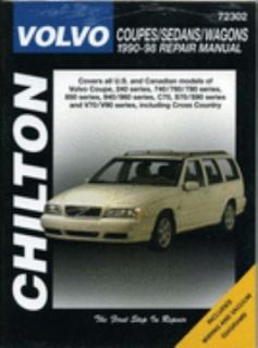 Volvo Coupes, Sedans, and Wagons, 1990 98 by Chilton 1999, Paperback 