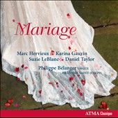 Mariage CD, Jun 2012, ATMA Classique