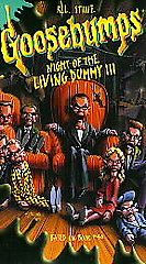 Goosebumps   Night of the Living Dummy III VHS, 1998