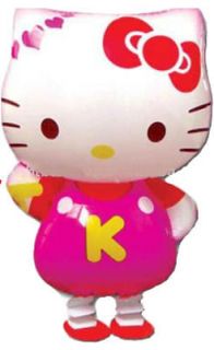 My Own Pet Hello Kitty Foil Balloons With Leash Happy Birthday Baby 