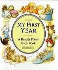 My First Year : A Beatrix Potter Baby Book (1989, Hardcover)