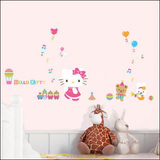 Newly listed HELLO KITTY & GARDEN KIDS Adhesive Removable Wall Decor 