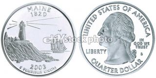 Quarter, 2003, Maine, 50 State Quarters