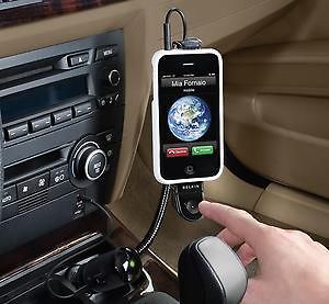 Belkin TuneBase Direct Car AUX Transmitter Handsfree iPod iPhone 3 3GS 